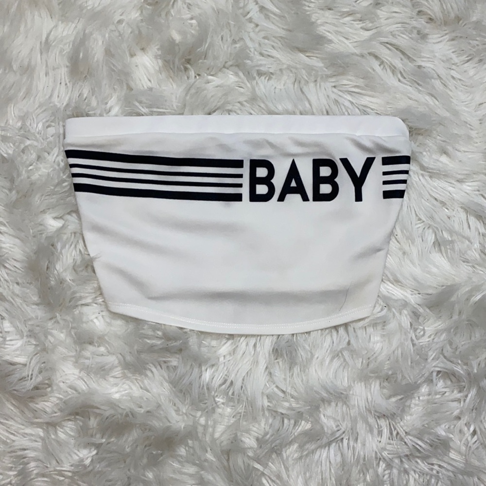 Fashion Nova “Baby” Tube Top